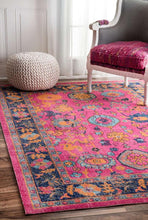 Load image into Gallery viewer, Eternal Whisper Corners Pink Rug