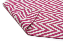 Load image into Gallery viewer, Abode Chevron Design Pink Rug