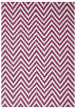 Load image into Gallery viewer, Abode Chevron Design Pink Rug