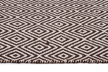 Load image into Gallery viewer, Abode Diamond Design Chocolate Rug
