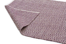 Load image into Gallery viewer, Abode Diamond Design Purple Rug