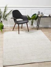 Load image into Gallery viewer, Allure Ivory Cotton Rayon Rug
