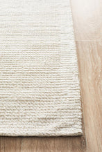 Load image into Gallery viewer, Allure Ivory Cotton Rayon Rug