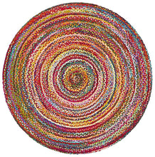 Load image into Gallery viewer, Atrium Chandra Braided Cotton Rug Multi