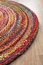 Load image into Gallery viewer, Atrium Chandra Braided Cotton Rug Multi