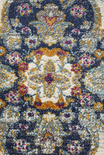 Load image into Gallery viewer, Babylon 202 Blue Round Rug