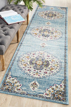 Load image into Gallery viewer, Babylon 202 Blue Runner Rug