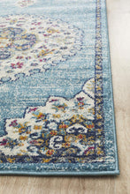 Load image into Gallery viewer, Babylon 202 Blue Runner Rug