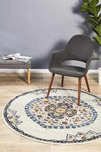 Load image into Gallery viewer, Babylon 202 White Round Rug