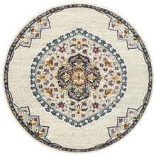 Load image into Gallery viewer, Babylon 202 White Round Rug