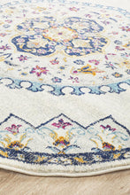 Load image into Gallery viewer, Babylon 202 White Round Rug