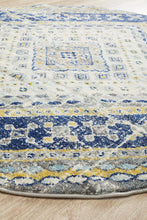 Load image into Gallery viewer, Babylon 203 Navy  Round Rug