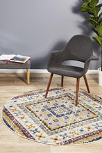 Load image into Gallery viewer, Babylon 203 White  Round Rug