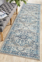 Load image into Gallery viewer, Babylon 207 Blue Runner Rug