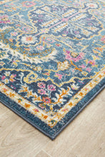 Load image into Gallery viewer, Babylon 209 Navy Runner Rug