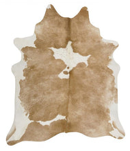 Load image into Gallery viewer, Exquisite Natural Cow Hide Beige White