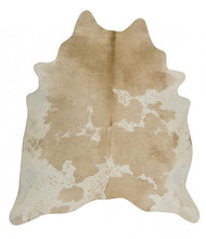 Load image into Gallery viewer, Exquisite Natural Cow Hide Beige White