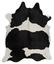Load image into Gallery viewer, Exquisite Natural Cow Hide Black White
