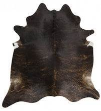 Load image into Gallery viewer, Exquisite Natural Cow Hide Dark Brindle