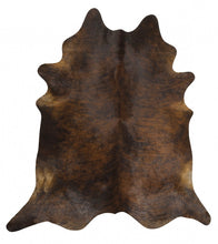 Load image into Gallery viewer, Exquisite Natural Cow Hide Dark Brindle