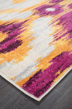 Load image into Gallery viewer, Dimensions Divinity Burst Aubergine Modern Rug