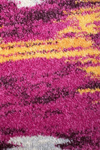 Load image into Gallery viewer, Dimensions Divinity Burst Aubergine Modern Rug