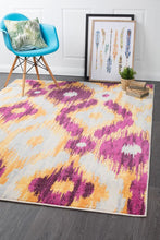 Load image into Gallery viewer, Dimensions Divinity Burst Aubergine Modern Rug