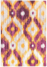 Load image into Gallery viewer, Dimensions Divinity Burst Aubergine Modern Rug