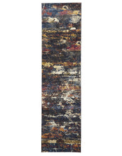 Load image into Gallery viewer, Dreamscape Splash Modern Midnight Runner Rug