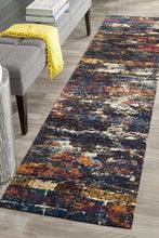 Load image into Gallery viewer, Dreamscape Splash Modern Midnight Runner Rug