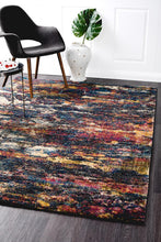 Load image into Gallery viewer, Dreamscape Splash Modern Midnight Rug