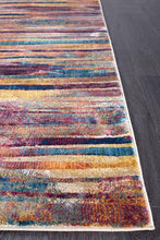 Load image into Gallery viewer, Dreamscape Strokes Modern Raspberry Rug