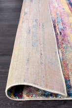 Load image into Gallery viewer, Dreamscape Strokes Modern Raspberry Runner Rug