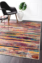 Load image into Gallery viewer, Dreamscape Strokes Modern Raspberry Rug