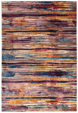 Load image into Gallery viewer, Dreamscape Strokes Modern Raspberry Rug