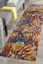 Load image into Gallery viewer, Dreamscape Memories Modern Tropical Runner Rug