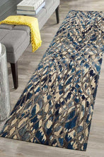 Load image into Gallery viewer, Dreamscape Ropes Modern Blue Runner Rug