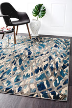 Load image into Gallery viewer, Dreamscape Ropes Modern Blue Rug