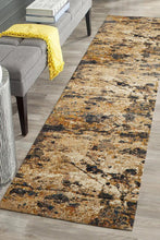 Load image into Gallery viewer, Dreamscape Tribute Modern Rust Runner Rug