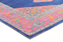 Load image into Gallery viewer, Eternal Whisper Blink Navy Runner Rug
