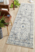 Load image into Gallery viewer, Evoke Mist White Transitional Runner Rug