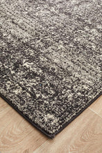 Load image into Gallery viewer, Evoke Estella Charcoal Transitional Runner Rug