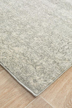 Load image into Gallery viewer, Evoke Shine Silver Transitional Runner Rug