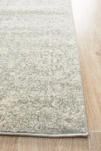 Load image into Gallery viewer, Evoke Shine Silver Transitional Runner Rug