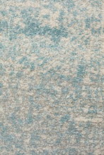 Load image into Gallery viewer, Evoke Glacier White Blue Transitional Runner Rug