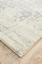 Load image into Gallery viewer, Evoke Dream White Silver Transitional Runner Rug