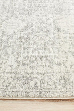 Load image into Gallery viewer, Evoke Dream White Silver Transitional Runner Rug