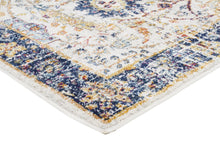 Load image into Gallery viewer, Evoke Peacock Ivory Transitional Runner Rug