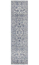 Load image into Gallery viewer, Evoke Frost Blue Transitional Runner Rug