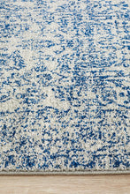 Load image into Gallery viewer, Evoke Frost Blue Transitional Runner Rug